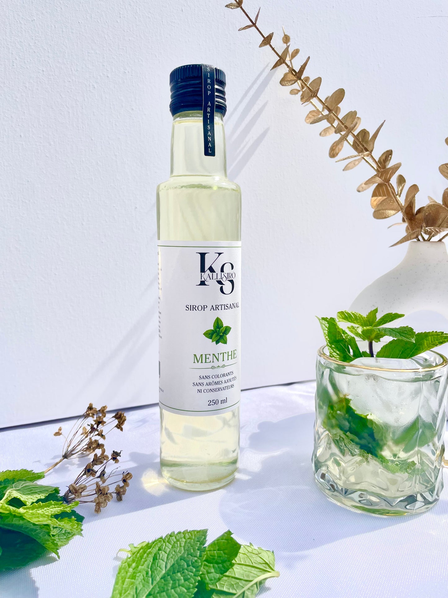 SIROP ARTISANAL DE MENTHE 25 cl