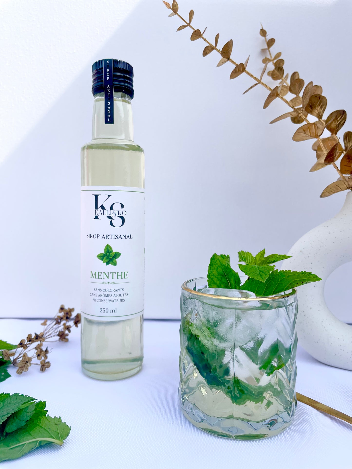 SIROP ARTISANAL DE MENTHE 25 cl