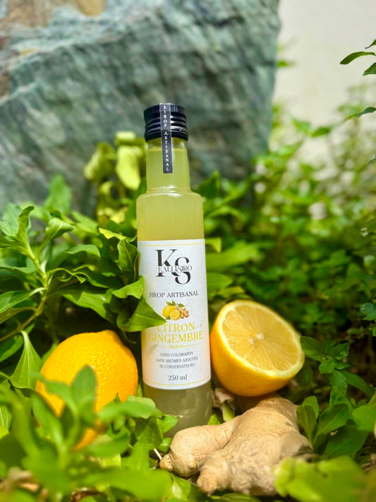 SIROP - CITRON GINGEMBRE  25 cl